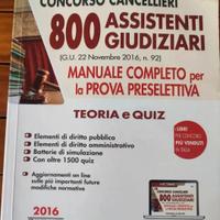 Libro per Concorso CANCELLIERI e Assistenti Giudiz