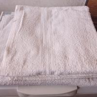 Asciugamani bagno bianchi cotone