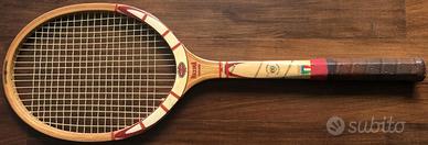 racchetta tennis legno Maxima deluxe vintage