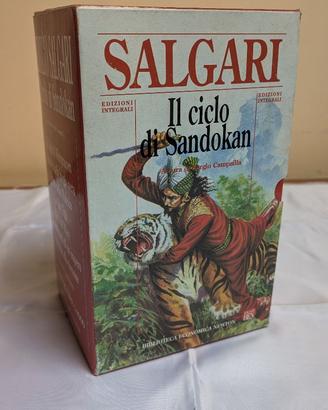Cofanetto Emilio Salgari ciclo Sandokan 7 volumi