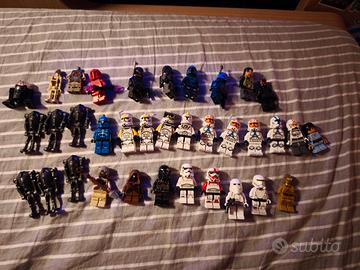 Varie minifigures di lego star wars 