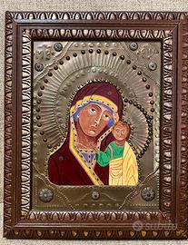 Antiquariato-Icona Madonna di Kazan