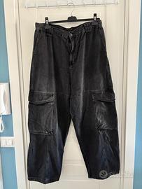 Jeans uomo baggy neri