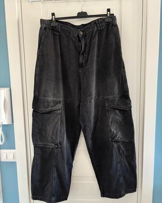 Jeans uomo baggy neri