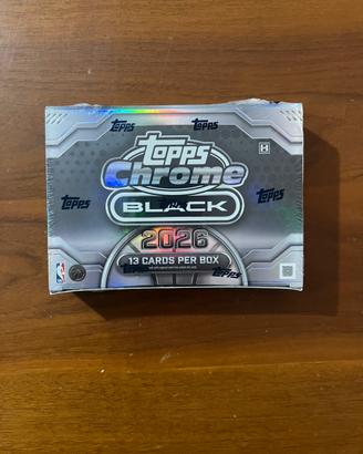 2025-26 NBA Topps Chrome Black Basketball