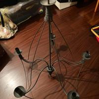 Candelabro in ferro battuto