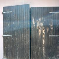 Portone legno garage/ rimessa