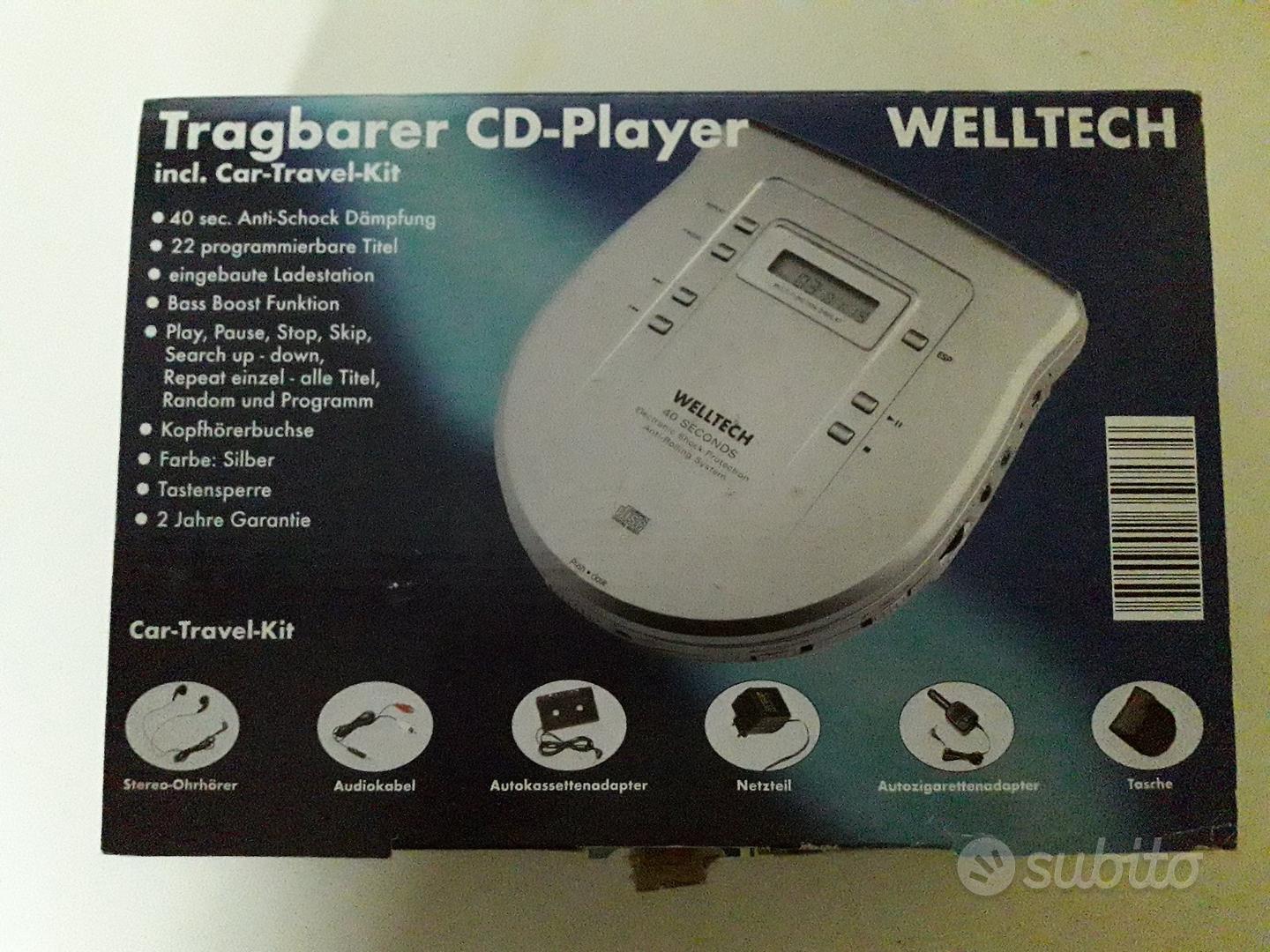 CD PLAYER PORTATILE Welltech Audio/Video In vendita a Trieste