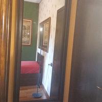 Specchio cornice nero/ marrone