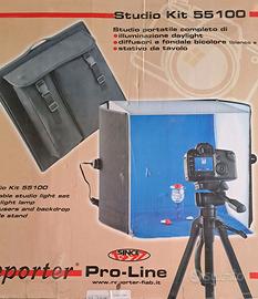 Studio fotografico mini portatile completo