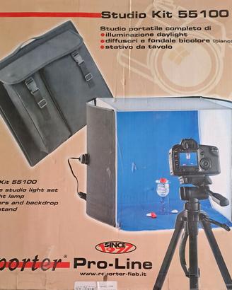 Studio fotografico mini portatile completo
