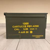 CASSETTINA MUNIZIONI CAL. 5,56 - 1000 CARTUCCE