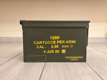 CASSETTINA MUNIZIONI CAL. 5,56 - 1000 CARTUCCE