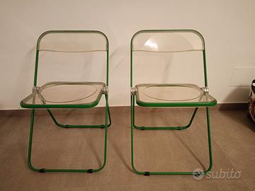 2 sedie Plia - oggetti di design- 