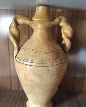 Vaso antico siciliano di terracotta fatto a mano