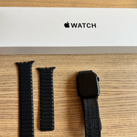 Apple Watch 6 44mm nero con Nike Sport Loop