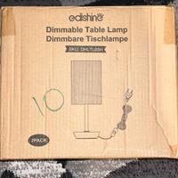 EDISHINE Lampade da Comodino Touch Set di 2