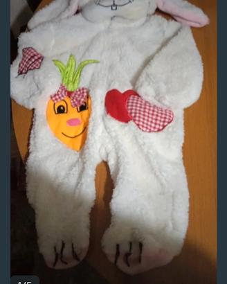vestitino carnevale coniglietto 6/12  mesi