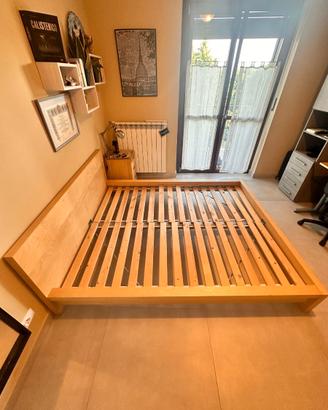 Letto matrimoniale IKEA + materassi "fabbricatore"