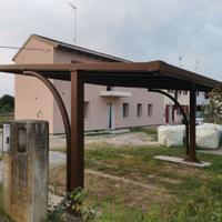 Tettoia pompeiana, copertura auto