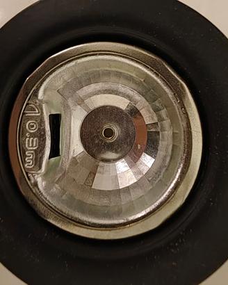 faretto nero incasso per GU4 12Vdc