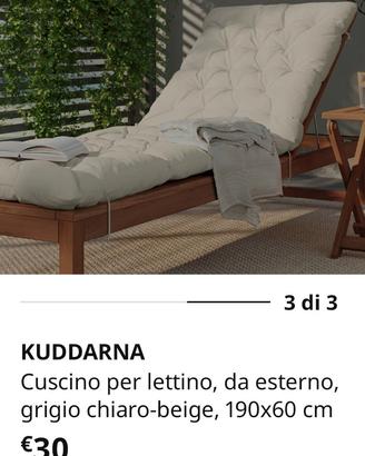 Cuscino per lettino