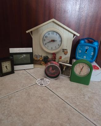 7 sveglie,   orologio varie 