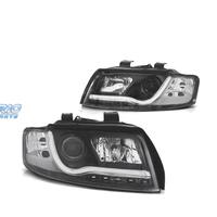 FARI PER AUDI A4 B6 00-04 LUCE DIURNA A TUBO FONDO
