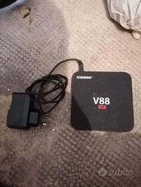Scishion V88 TV Box no telecomando