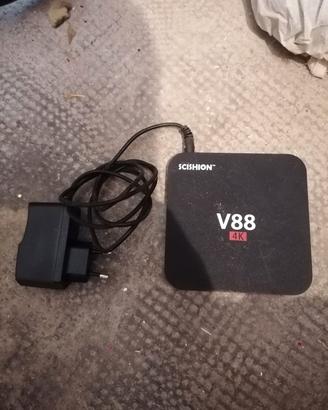Scishion V88 TV Box no telecomando
