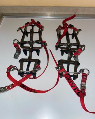 GRIVEL RAMPONI DA GHIACCIO VINTAGE A 12 PUNTE