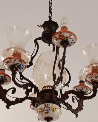 Lampadario vintage anni 50