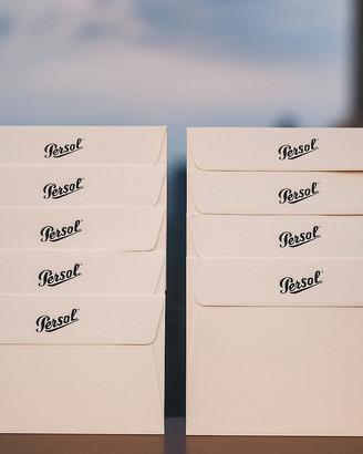 🔹 Lotto 10 Buste Originali Persol – Nuove, Elegan
