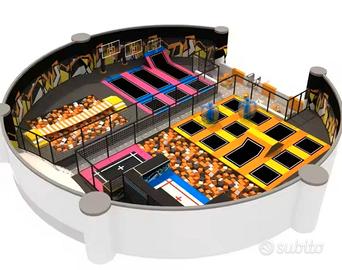 Trampoline Park per Famiglie x Parchi Divertimento