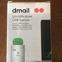 Umidificatore Cactus Dmail 280ML USB 5V 1.5-2W LED