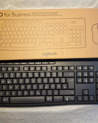 Tastiera Wi-Fi logitech MK 370 combo QWERTZ