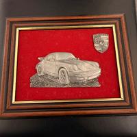 Quadro porsche 911 turbo argento