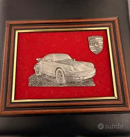 Quadro porsche 911 turbo argento