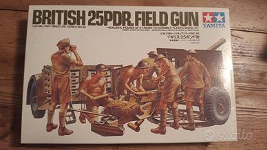 BRITISH 25PDR.FIELD GUN TAMIYA 