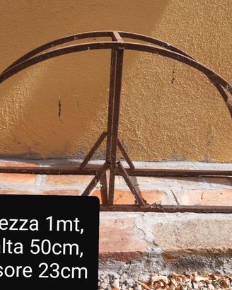 Centina di ferro per piccolo arco