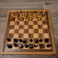 Set scacchi vintage in legno
