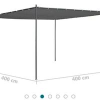 Gazebo pergola 4x4m