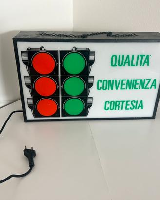 Insegna semaforo bifacciale