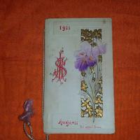 Calendario 1911 Antico Vintage Tascabile