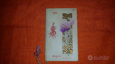 Calendario 1911 Antico Vintage Tascabile
