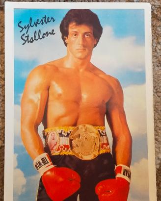 SYLVESTER STALLONE Cartoline Rocky Rambo anni '80
