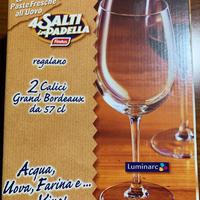 2 calici vino Luminarc per "4 Salti in Padella"