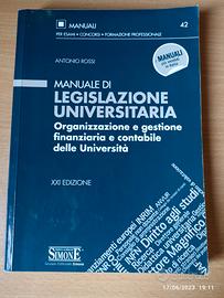 Manuale di Legislazione Universitaria 