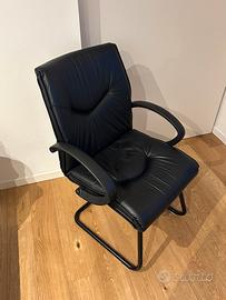 Sedia da ufficio in pelle