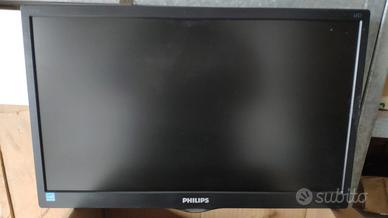 Monitor 18,5" Philips risoluzione 1366x768 a 16:9